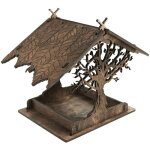 Mangeoires pour oiseaux sauvages mangeoire oiseaux exterieur en bois maison oiseaux exterieur jardin ...