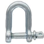 Manille droite galvanisée fiØ 5 mm 10 pièces 460505 / 10 Manille droite galvanisée fiØ 5 mm 10 pièces 460505 / 10