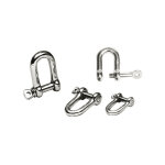 Manille droite inox - orangemarine - 4 mm