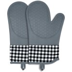 Maniques cuisine, gant four anti chaleur, gants de cuisine jusqu' 230c(30 cm)