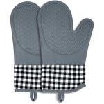 Maniques cuisine, gant four anti chaleur, gants de cuisine jusqu'� 230�c(30 cm)