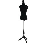Mannequin de couture de tailleur buste torse f�minin t220 - mousse, noir