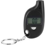 Manom�tre / contr�leur de pression num�rique porte - cl�s, mini testeur de jauge de pression de pneu ...