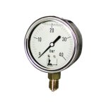 Manomètre inox, glycérine Ø 63mm, 0 / 40bar - diff Manomètre inox, glycérine Ø 63mm, 0 / 40bar - diff