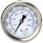 Manom�tre pour nettoyeur haute pression - compteur de pression d'eau � pompe haute pression