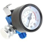 Manomtre pistolet peinture, rgulateur de pression pour pistolet  peinture, 1 / 4 po pour pistolet ...
