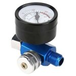 Manom�tre pistolet peinture, r�gulateur de pression pour pistolet � peinture, 1 / 4 po pour pistolet ...