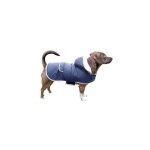 Manteau chaud pour chien kerbl teddy - 55 cm - bleu