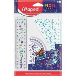 Maped pixel twist'n flex - ensemble de géométrie incassable pour l'école et la maison Maped pixel twist'n flex - ensemble de géométrie incassable pour l'école et la maison