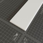 Mon marché déco - champlat pvc cellulaire 70 mm - longueur 2. 50 m - lot de 5 - blanc Mon marché déco - champlat pvc cellulaire 70 mm - longueur 2. 50 m - lot de 5 - blanc