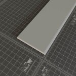 Mon marché déco - champlat pvc cellulaire 70 mm - longueur 2. 50 m - lot de 5 - gris Mon marché déco - champlat pvc cellulaire 70 mm - longueur 2. 50 m - lot de 5 - gris