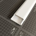Mon marché déco - goulotte tv cache - câble adhésive arrondie pvc - l. 1, 20 m - blanc Mon marché déco - goulotte tv cache - câble adhésive arrondie pvc - l. 1, 20 m - blanc
