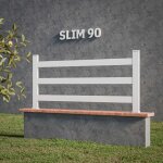 Mon marché déco - kit clôture slim pvc blanc h. 90 cm x l. 5. 60 m - 3 lisses Mon marché déco - kit clôture slim pvc blanc h. 90 cm x l. 5. 60 m - 3 lisses