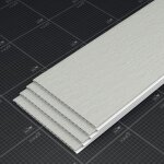 Mon marché déco - lambris pvc 250 mm - lot de 4 lames - chêne cendré Mon marché déco - lambris pvc 250 mm - lot de 4 lames - chêne cendré