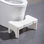 Marche - pied toilette universel ? anti - d�rapant, l�ger 400 g design physiologique 35�, base anti - ...