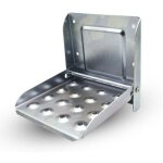 Marchepied pliable pour remorque et camping - car en acier zingu� 192x172x189mm accessoire escabeau