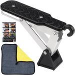 Marchepied de porte de voiture pliable pedale voiture avec coussin tampon voiture marchepieds pour voiture ...