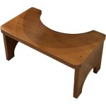 Marchepied pour toilettes, marche en bois pour le si�ge de toilette