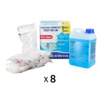 Kit traitement piscine complet - rev - aqua 30 / 60 m3 - 8 mois de mareva Kit traitement piscine complet - rev - aqua 30 / 60 m3 - 8 mois de mareva