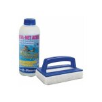 Mareva - pack nettoyage pour ligne d'eau de piscine - brosse ponge - nettoyant