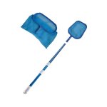 Pack nettoyage mareva pour piscine - manche t�lescopique - epuisette de fond - epuisette de surface