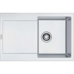 Franke - maris - Évier en fragranit mrg 611, 78x50 cm, blanc artic 114. 0284. 832 Franke - maris - Évier en fragranit mrg 611, 78x50 cm, blanc artic 114. 0284. 832