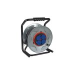 Perel - enrouleur neoprene avec systeme anti - twist - 25 m - 3g2. 5 - 4 prises ecr25np25a ri9537