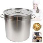 Marmite de cuisine marmite de bouillon avec couvercle 70 litre marmite de goulasch marmite de camping ...