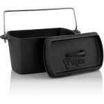 Marmite en fonte 2 litres dj brl - pr - assaisonne dutch oven - bbq - toro