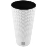 Marmite rato de 15, 5 litres avec insert 25 x 25 x 47, 6 cm en blanc - blanc