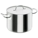 Marmite traiteur inox 36cm + couvercle lacor 50136