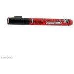 Marqueurs peinture acrylique - p�b�o - acrylic marker - pointe biseaut�e 4 mm - rouge