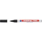 Marqueur peinture pointe ogive, r�f�rence 780, diam�tre pointe 0, 8 mm, coloris noir edding