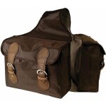 Marron - sacoche arrière en nylon avec 2 poches Marron - sacoche arrière en nylon avec 2 poches