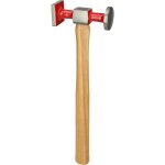 Marteau de carrossier, t�te bomb�, grand rond / carr�, 325mm