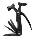 Marteau multifonction, 14 en 1 portable compact multi usage outils en acier inoxydable avec marteau pince ...
