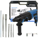Marteau perforateur 800w 4 modes - perforateur �lectrique sds + , 0 - 1250 tr / min, 5300 coups / min, ...