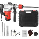 Marteau perforateur - burineur conentool, marteau de dmolition de 26mm, 4 forets 2 burins, mandrin sds ...