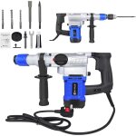 Marteau perforateur �lectrique sds 1800w 230v max breaker, 0 - 4500rpm outil de d�molition brise - b�ton, ...