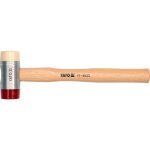 Marteau � t�le en pu / nylon, manche en hickory 22 mm - yt - 4630