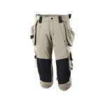 Pantacourt de travail avec poches flottantes - 17049 - 311 - beige - 48 - mascot