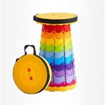 (mashup arc - en - ciel jaune)tabouret pliant r�tractable - arc - en - ciel - jaune - hauteur r�glable ...