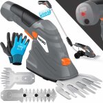 Masko cisaille  gazon ciseaux pour arbustes set avec batterie 7, 2v 2000ma / h + chargeur + gants cisaille ...