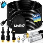 Premium tuyau de nettoyage de tuyaux kit de nettoyage de canalisations 200 bar y compris sac 3 adaptateurs ...