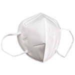 Masque ffp2 / kn95 pliable notre selection - lot de 50 blanc