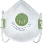 Masque filtrant ffp3 avec valve oxyline x 310 sv ffp3 rd blanc 1 pi�ce
