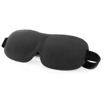 Masque de nuit 3d anti - lumire pour homme et femme (noir)