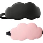 Masque de nuit doux et respirant 2 pices avec mousse  mmoire de forme, conception bloquant la lumire ...