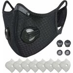 Masque de protection face de poussi�re r�utilisable, protecteur sportif m avec filtre � charbon actif ...