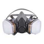 Masque de protection respiratoire réutilisable anti poussière anti gaz avec filtres Masque de protection respiratoire réutilisable anti poussière anti gaz avec filtres